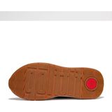 FitFlop - F-Mode Leather Suede Flatform - Sneakers - Zwart - Suède/Leer