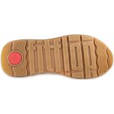 FitFlop - F-Mode Leather Suede Flatform - Sneaker - Urban White - Suède / Leer