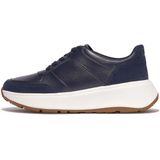 FitFlop F-mode leather/suede flatform sneakers