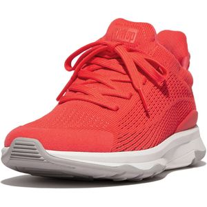 FitFlop Women Vitamin FFX Knit Sports Sneakers Neon Orange-Schoenmaat 36