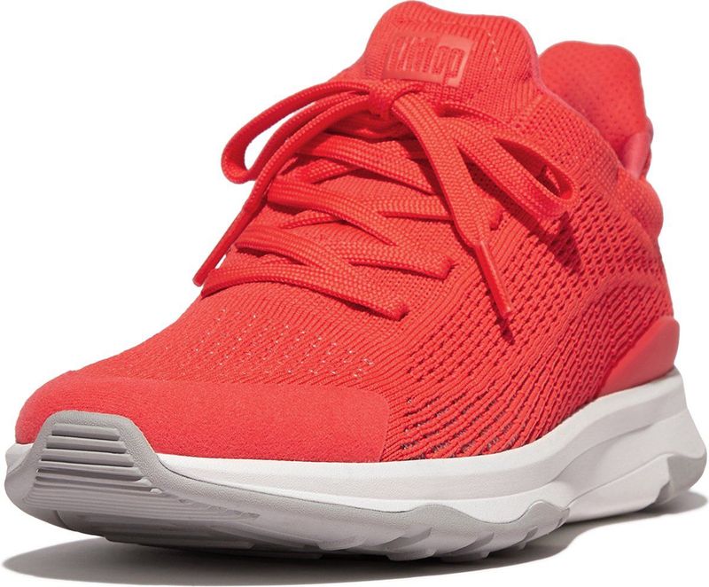 FitFlop - Vitamin FFX Knit Sports Sneakers - Neon Orange - Synthetisch