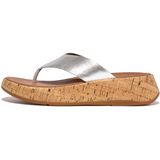 FitFlop F-mode leather/cork flatform toe-post sandals