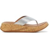 Fitflop Mwb platte sandalen voor dames, zilver.