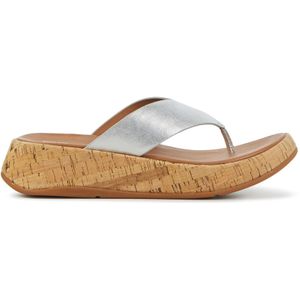 Fitflop Mwb platte sandalen voor dames, zilver.