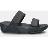 FitFlop Lulu Leather dames slipper - Zwart