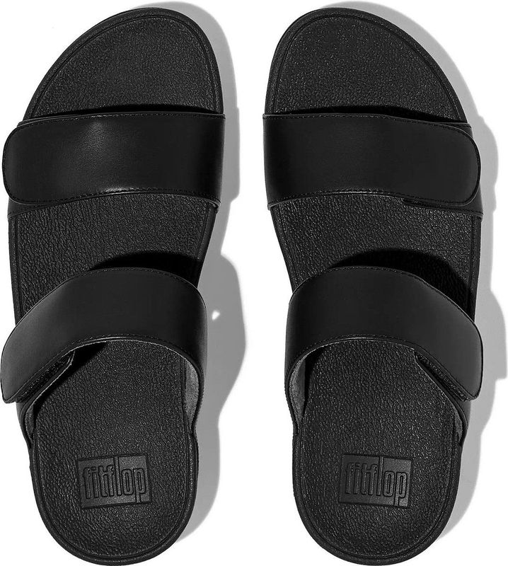 FitFlop Lulu Adjustable Leather Slippers Dames