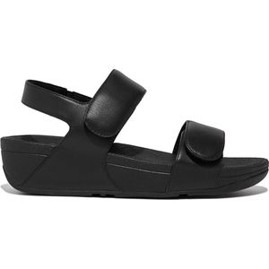 Fit Flop Lulu Adj Leath Back Strap AllB Dames Sandalen - Zwart