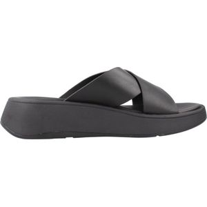 Fitflop F-mode Cross Sandalen Zwart Vrouw