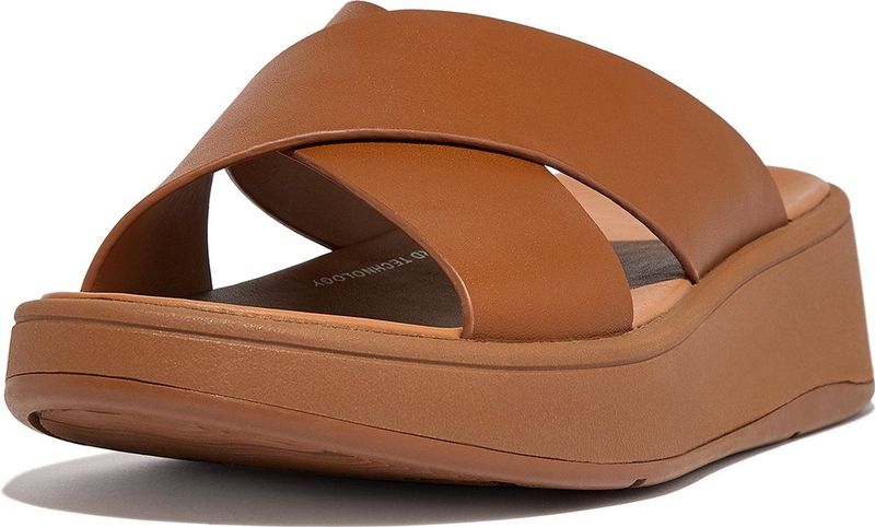 Fitflop F-mode Cross Sandalen Bruin Vrouw
