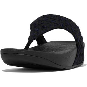 FitFlop Lulu geo-webbing toe-post sandals