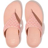 FitFlop Lulu geo-webbing toe-post sandals
