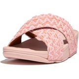 FitFlop Lulu Geo-Webbing Cross Slides ROZE - Maat 41