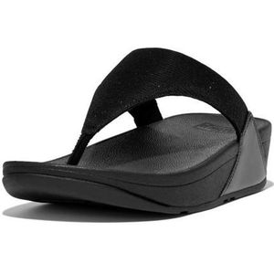 Fitflop Lulu Shimmerlux Toe-post Sandals Zwart EU 36 Vrouw