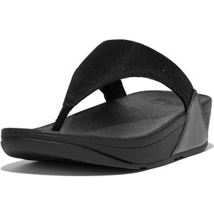 Fitflop Lulu Shimmerlux teenslippers voor dames, Zwart