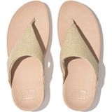 Fitflop Lulu Shimmerlux Toe-post Sandalen Beige EU 40 Vrouw