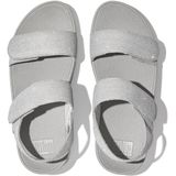 FitFlop Lulu Adjustable Shimmerlux Back-Strap Sandals ZILVER - Maat 36