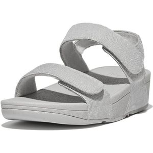 Fitflop Lulu Adjustable Shimmerlux B-st Sandals Grijs EU 39 Vrouw