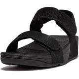 Fitflop Lulu Adjustable Shimmerlux B-st Sandalen Zwart EU 37 Vrouw