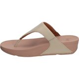 Fitflop Lulu Leather Toepost Stone Beige