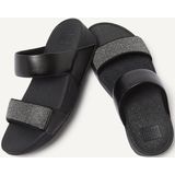 Fitflop Dames LULU OPUL teenpost sandalen, zwart, 6.5 UK, Zwart, 40 EU