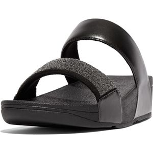 FitFlop Women Lulu Opul Slides All Black-Schoenmaat 41