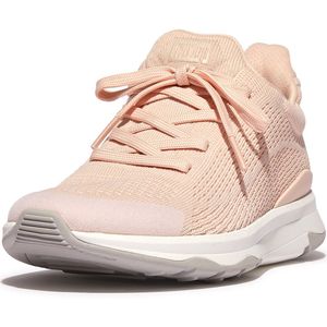 FitFlop Dames Knit FFX Vitamine MESH Sport Sneakers, Roze Foam Mix, 5, Roze Foam Mix, 38 EU