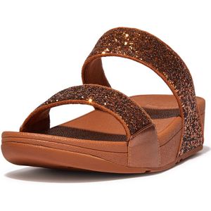 FitFlop Women Lulu Slide Glitter Light Tan-Schoenmaat 37