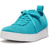 FitFlop Women Rally E01 Sneaker Knit Tahiti Blue-Schoenmaat 36