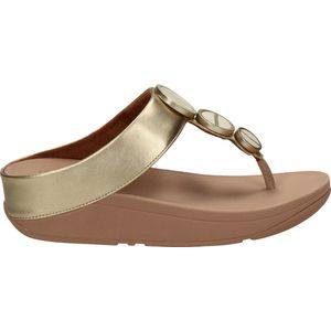 Fitflop - Halo - Sandalen - Goud - Synthetisch - Micro Wobbleboard Zool