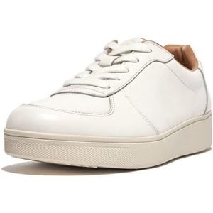 Fitflop Rally Leather Panel Trainers Wit EU 38 Vrouw