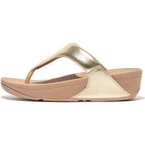 FitFlop Women Lulu Leather Toepost Platino-Schoenmaat 39