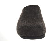 FitFlop - Shuv - Pantoffel - All Black - Vilt - Ergonomisch Vormgegeven