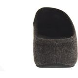 FitFlop - Shuv - Pantoffel - All Black - Vilt - Ergonomisch Vormgegeven