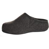 FitFlop - Shuv - Pantoffel - All Black - Vilt - Ergonomisch Vormgegeven