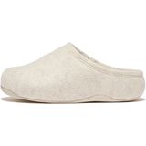 FitFlop Shuv Cushy Vilten Clogs Pantoffels Sloffen WIT