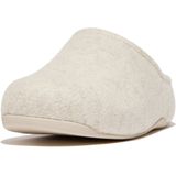 FitFlop Shuv Cushy Vilten Clogs Pantoffels Sloffen WIT
