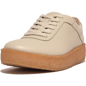 FitFlop Rally Leren Sneakers BEIGE - Maat 42