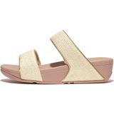 FitFlop - Lulu Shimmerweave - Slippers - Zwart Mix - Ergonomische Demping