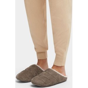 Women's Fit Flop Chrissie Fleece-Lined Corduroy Slippers in Mink