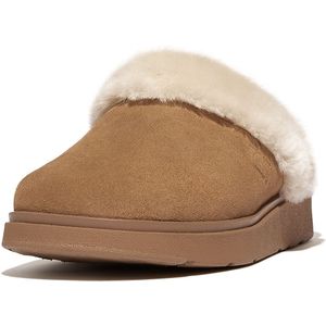 FitFlop Gen-ff shearling-collar suede slippers