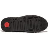 FitFlop Women F-Mode Water-Resistant Nylon Laced Flatform All Black-Schoenmaat 38