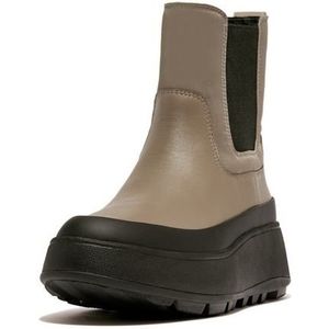 FitFlop F-mode water-resistant flatform chelsea boots