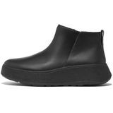 Fitflop F-mode Leather Flatform Zip Ankle Boots Zwart EU 41 Vrouw