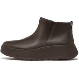FitFlop Women F-Mode Leather Flatform Zip Ankle Boots Chocolate Brown-Schoenmaat 39