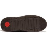 FitFlop F-Mode Leren Enkellaarzen Met Rits ZWART