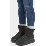 FitFlop Gen-ff Mini Omplooibare Shearling Laarzen ZWART