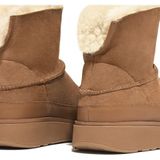 FitFlop Women Gen-Ff Mini Double-Faced Shearling Boots Desert Tan-Schoenmaat 40