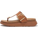 FitFlop Gen-FF Buckle Leather Toe-Post Sandals BRUIN - Maat 38