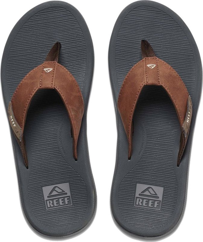 Reef - Santa Ana - Slippers - Grey Tan - Waterbestendig - Vegan Leer