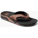 REEF Fanning Heren Slipper Black And Tan 11